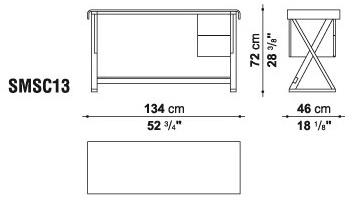Maxalto Письменный стол из массива дерева с ящиками Sidus sun-id-1395016 - Вид №3