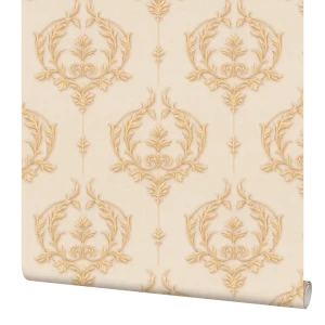 Обои флизелиновые Vog Collection Турецкий дамаск бежевые 1.06 м VV71061-12 82098061 STLM-2082381