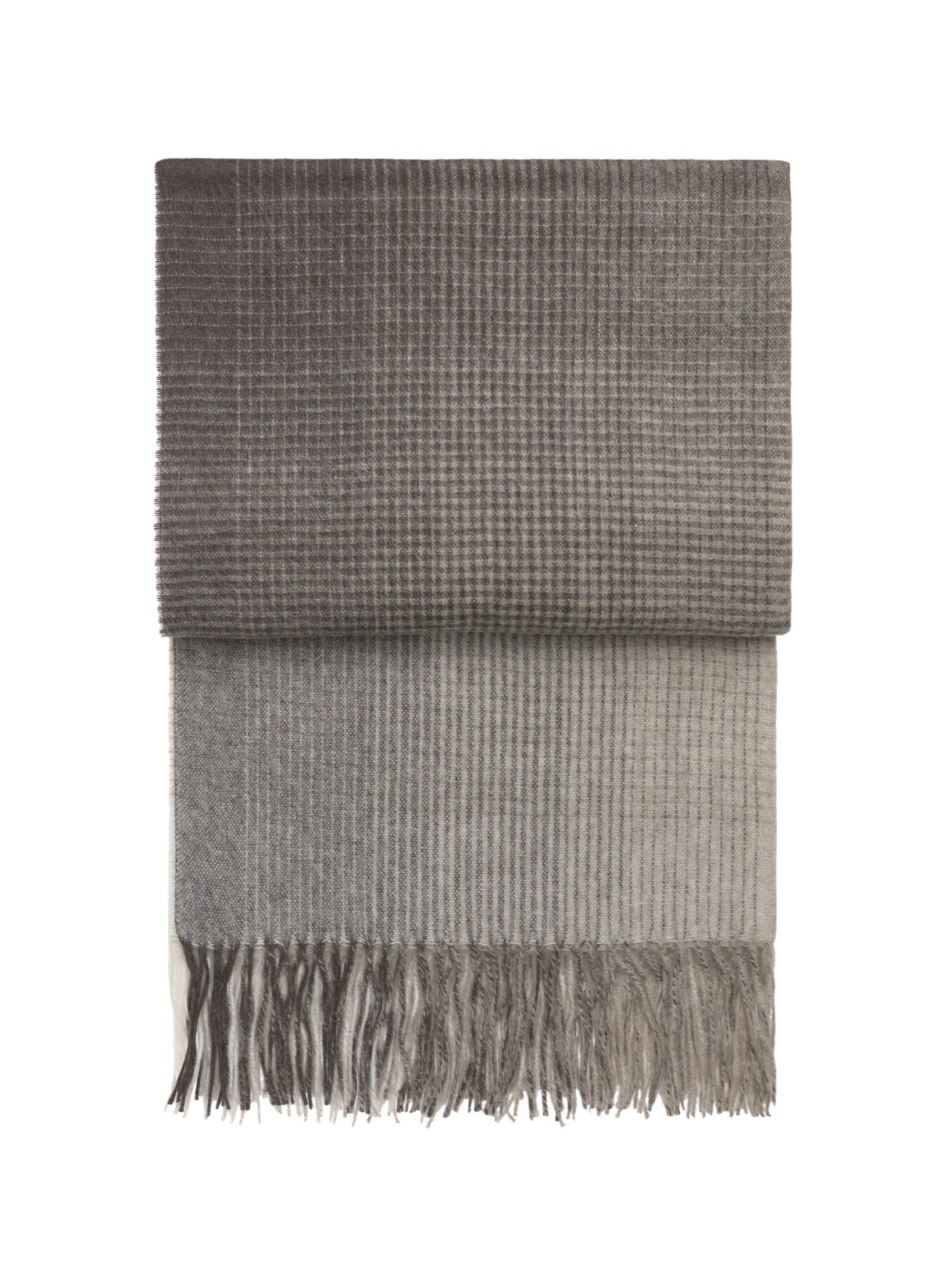 ELV-7503 Плед 130/200 , 50% альпака + 40% овечья шерсть + 10% микрофибра, 560 гр ELVANG Santreyd 