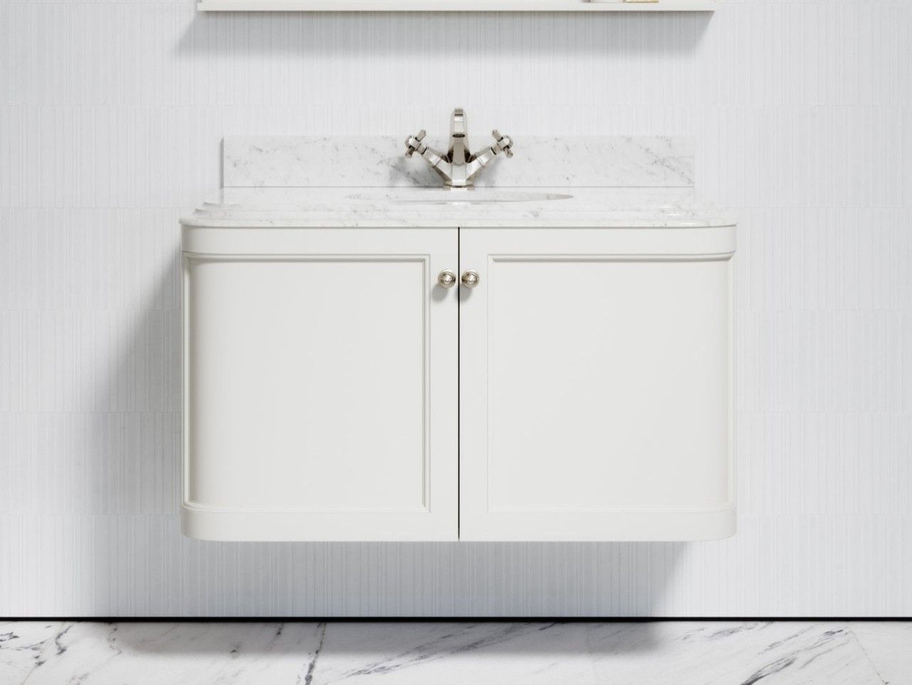 Деревянный подвесной шкаф с одной раковиной с дверцами LUSSO CHARSLEY ARCH-00052715