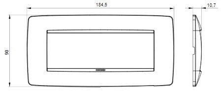 GEWISS Отделочная плита из технополимера Serie civili sun-id-1378576 - Вид №15