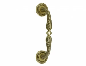 0N6505.000.21 Ручка дверная на розетках Полированная латунь