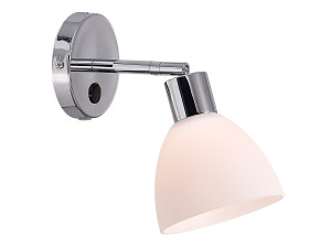 Регулируемая металлическая настенная лампа