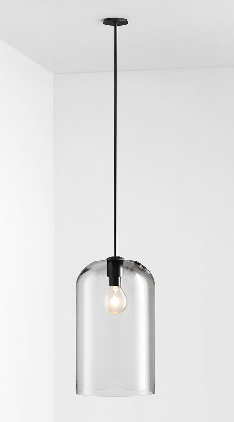 Подвесной светильник из стали и стекла Articolo Studios Lumi ARCH-00103743