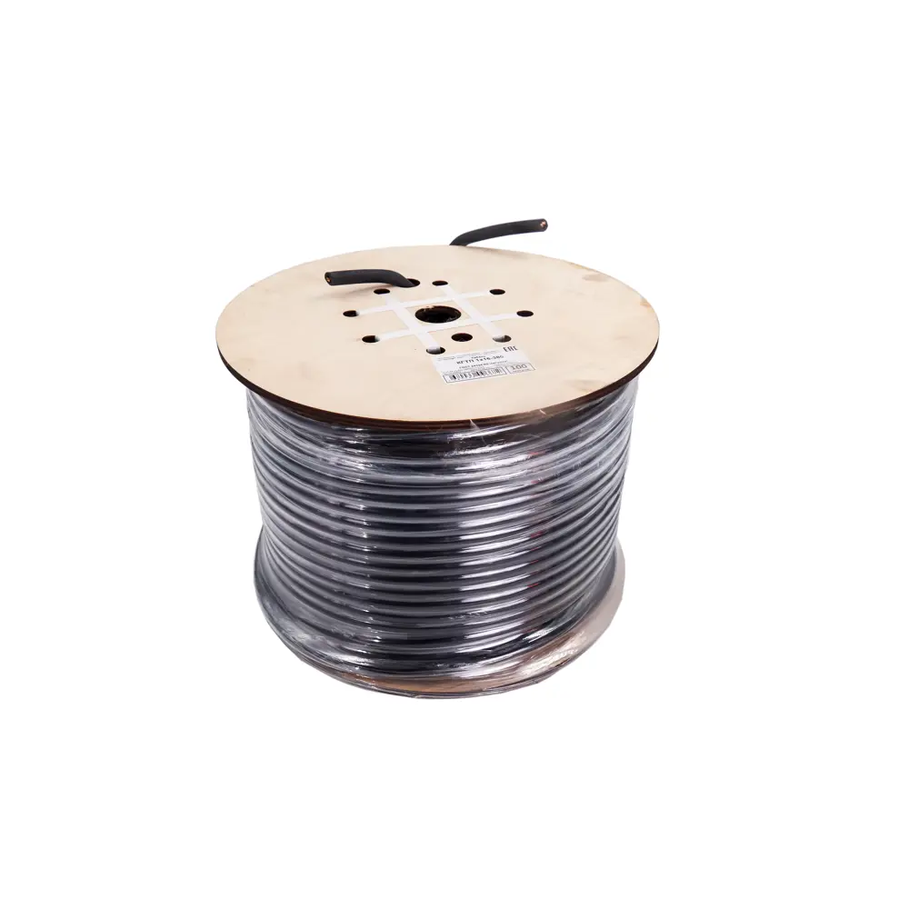 Кабель Промэко КГ 1x16 на отрез ГОСТ цвет черный 83085026 STLM-2090837 