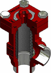 Danfoss FIA — корпус фильтра Корпус для фильтра FIA 40 A STR 148B5644  - Вид №8
