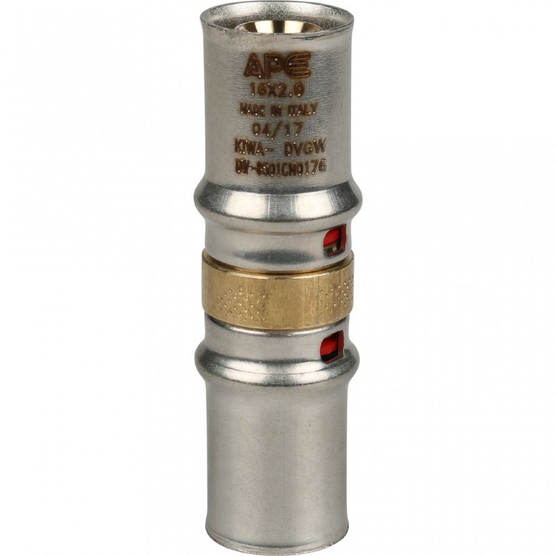 Муфта соединительная STOUT 16х2,0 мм под пресс SFP0003001616 - Вид №2