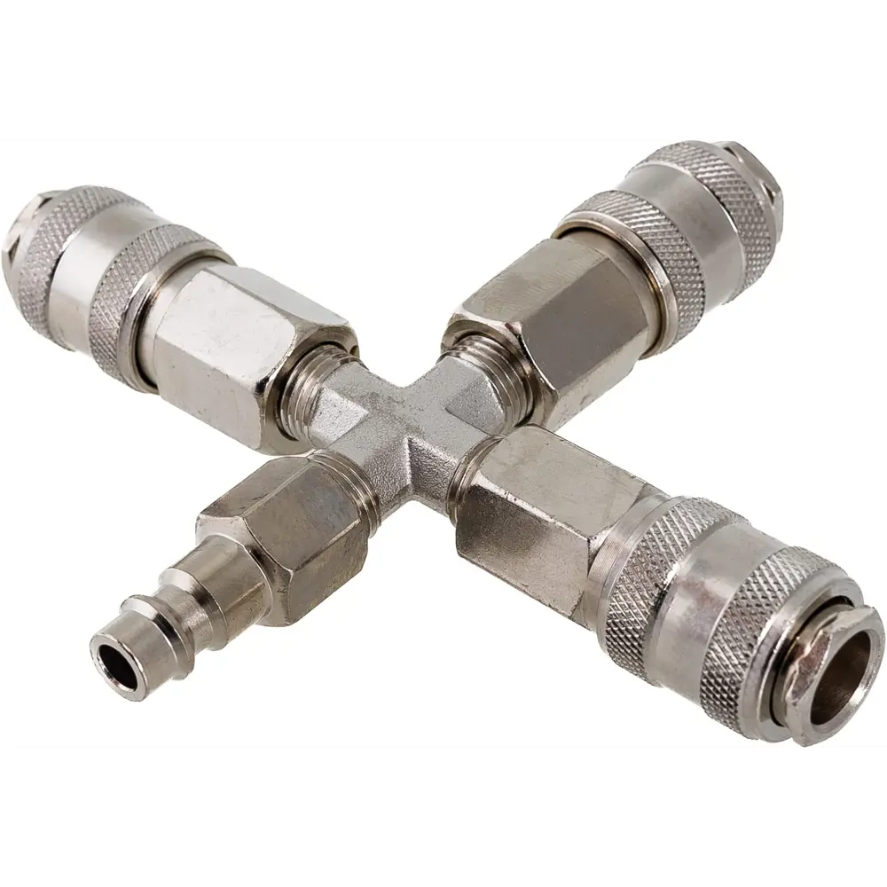 Разветвитель пневматический Pegas Pneumatic тройник со штуцером STLM-2198736