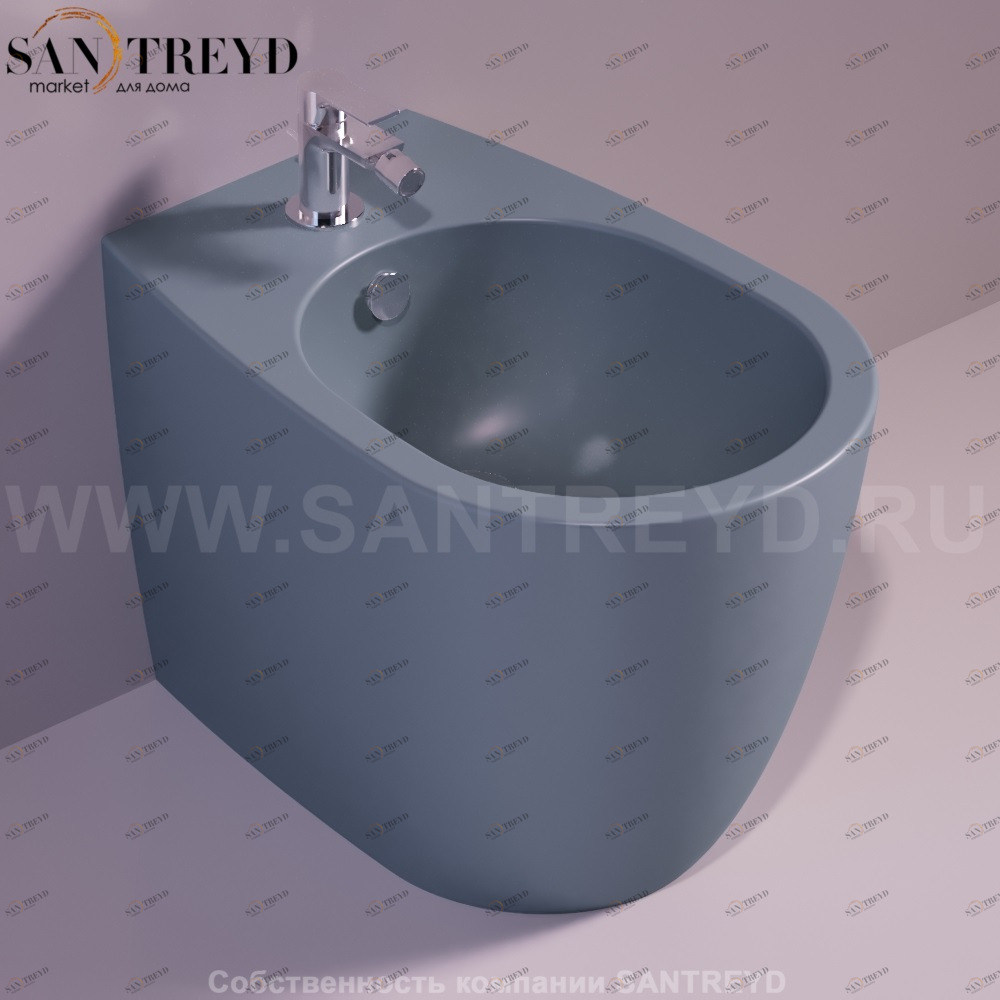 VI04CEMENTOMATT Биде напольное Vignoni Simas