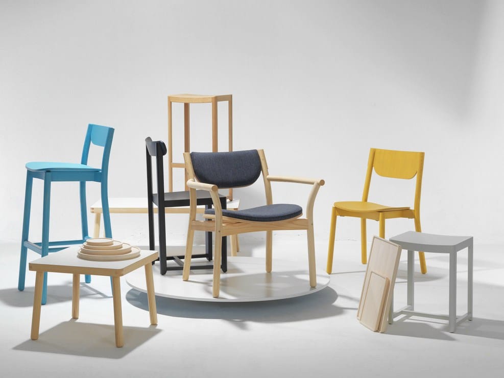 Деревянный табурет Zilio A&C Seleri ARCH-00112088 - Вид №4