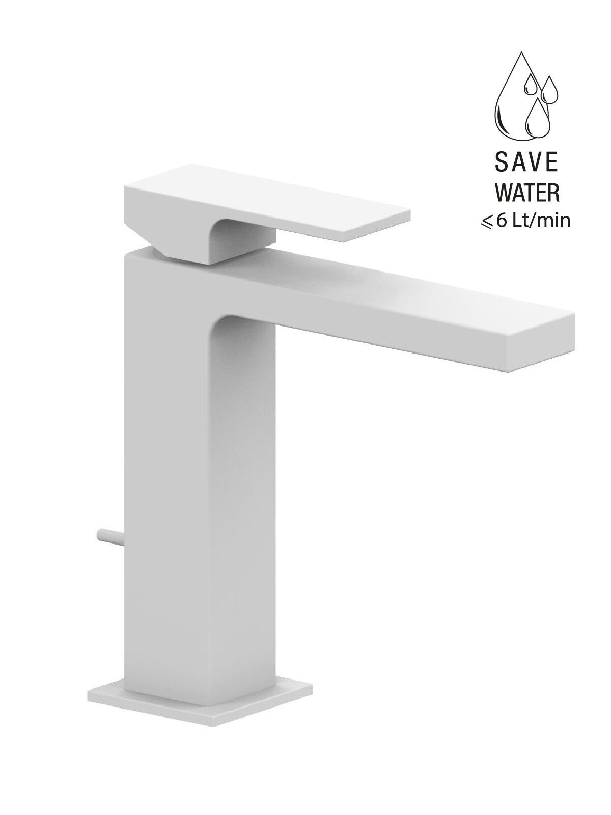 Однорычажный смеситель для раковины с раковиной Rubinetterie Frattini Vita Due ARCH-00058733 - Вид №16