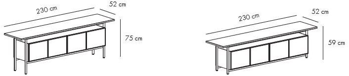 Punt Комод из дерева и стекла с откидными дверцами sun-id-1428075 - Вид №19