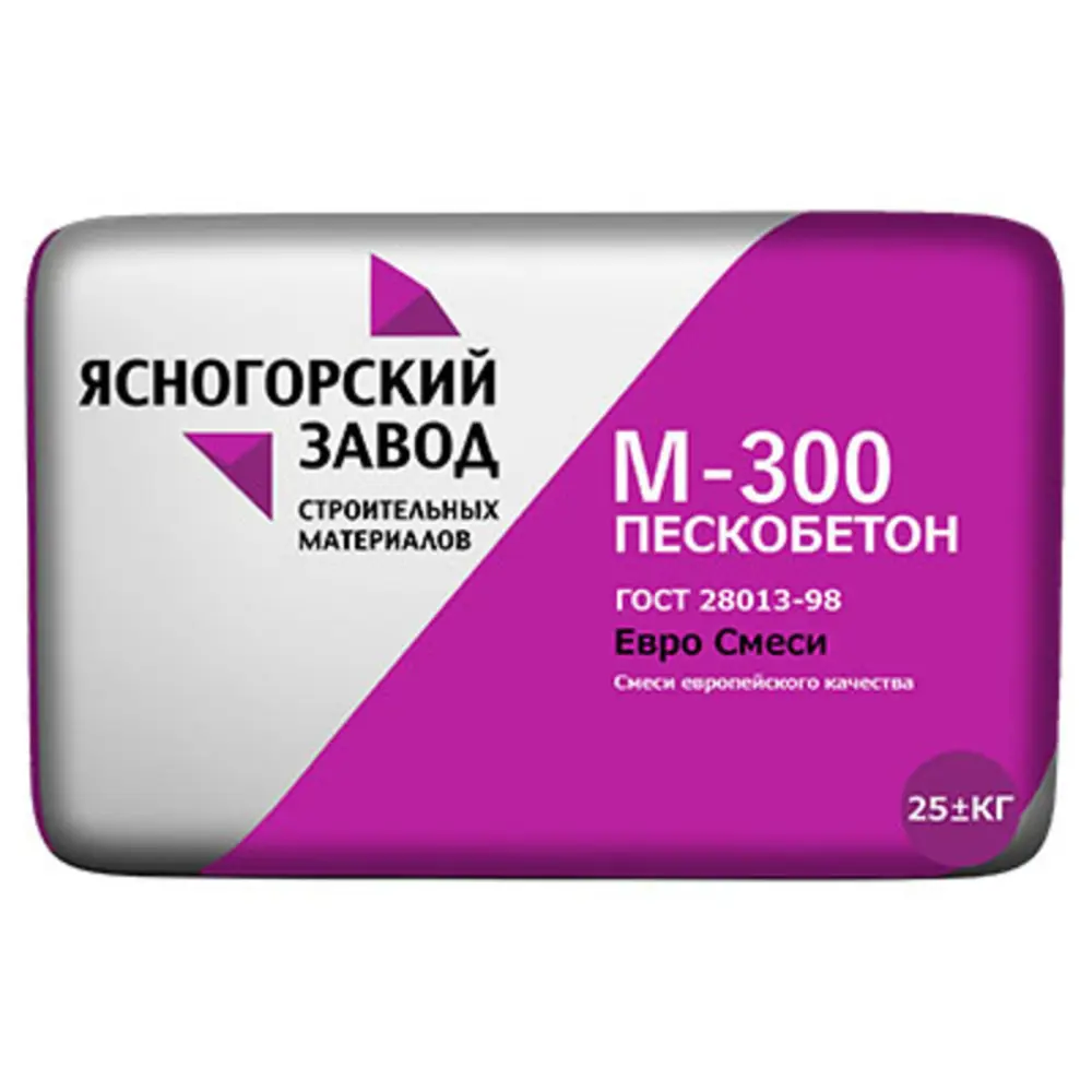 Пескобетон М300 ЯЗСМ 25 кг 84407627 STLM-2078833 ЯСНОГОРСКИЙ ЗАВОД 
