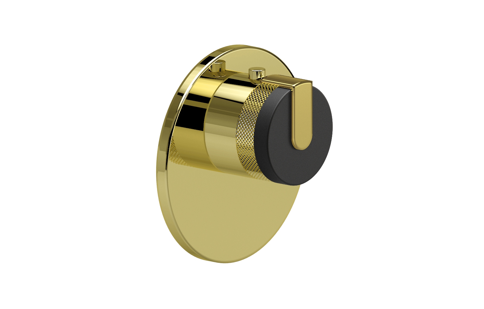 E-8027-R1BKE-L1AU-PB-T Термостатический переключатель 3/4-Внешняя часть GRAFF MOD+