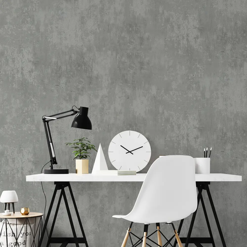 Обои флизелиновые Wall Decor Лофт темно-серые 1.06 м 75307-41 89427037 STLM-2185484 - Вид №3