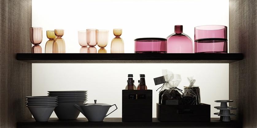 VALCUCINE Кухня из непрозрачного стекла и ящик из камня кардозо Genius loci sun-id-1479373 - Вид №9