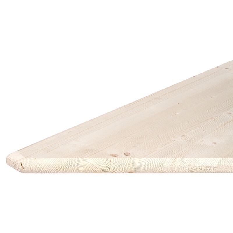 83850972 Ступень треугольная сращенная хвоя сорт Экстра 40х900х900 мм STLM-0044982 Santreyd 