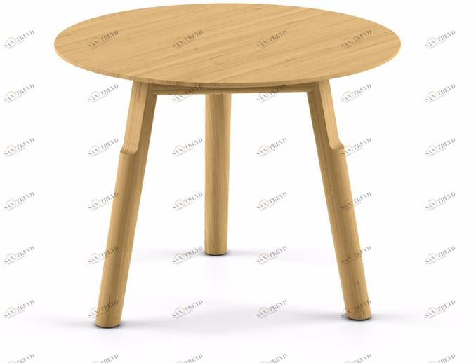 Alias Круглый журнальный столик из массива дерева Kayak sun-id-1435768