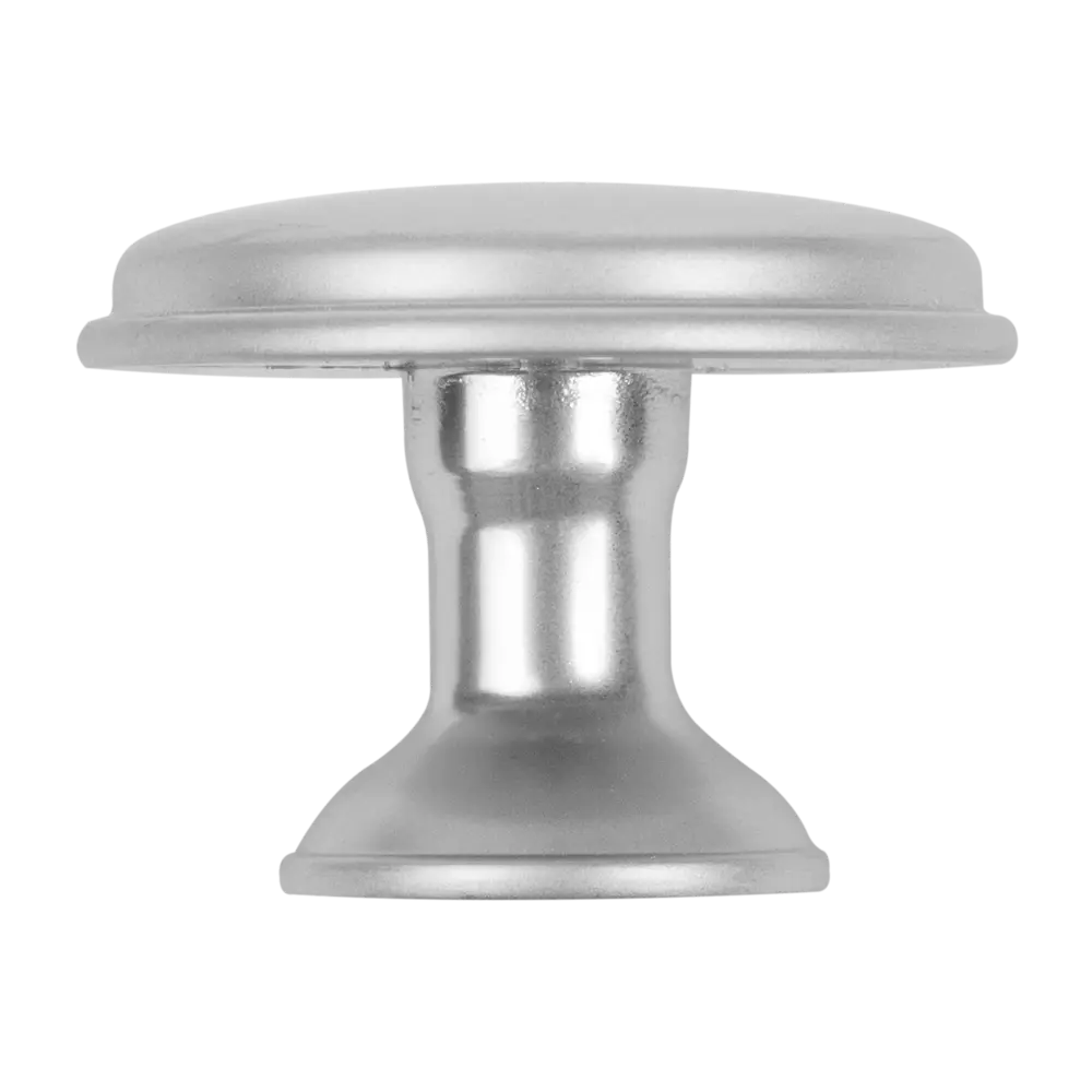 86858577 Ручка-кнопка мебельная 169 21x28 мм, цвет матовый хром STLM-1005888 Santreyd  - Вид №1