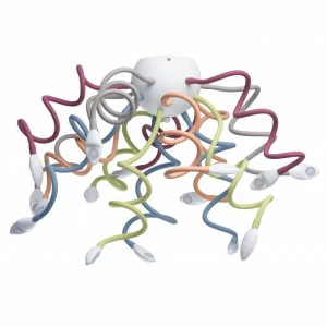 Потолочная светодиодная люстра "Зиген" DE MARKT ЗИГЕН 326544 Фиолетовый