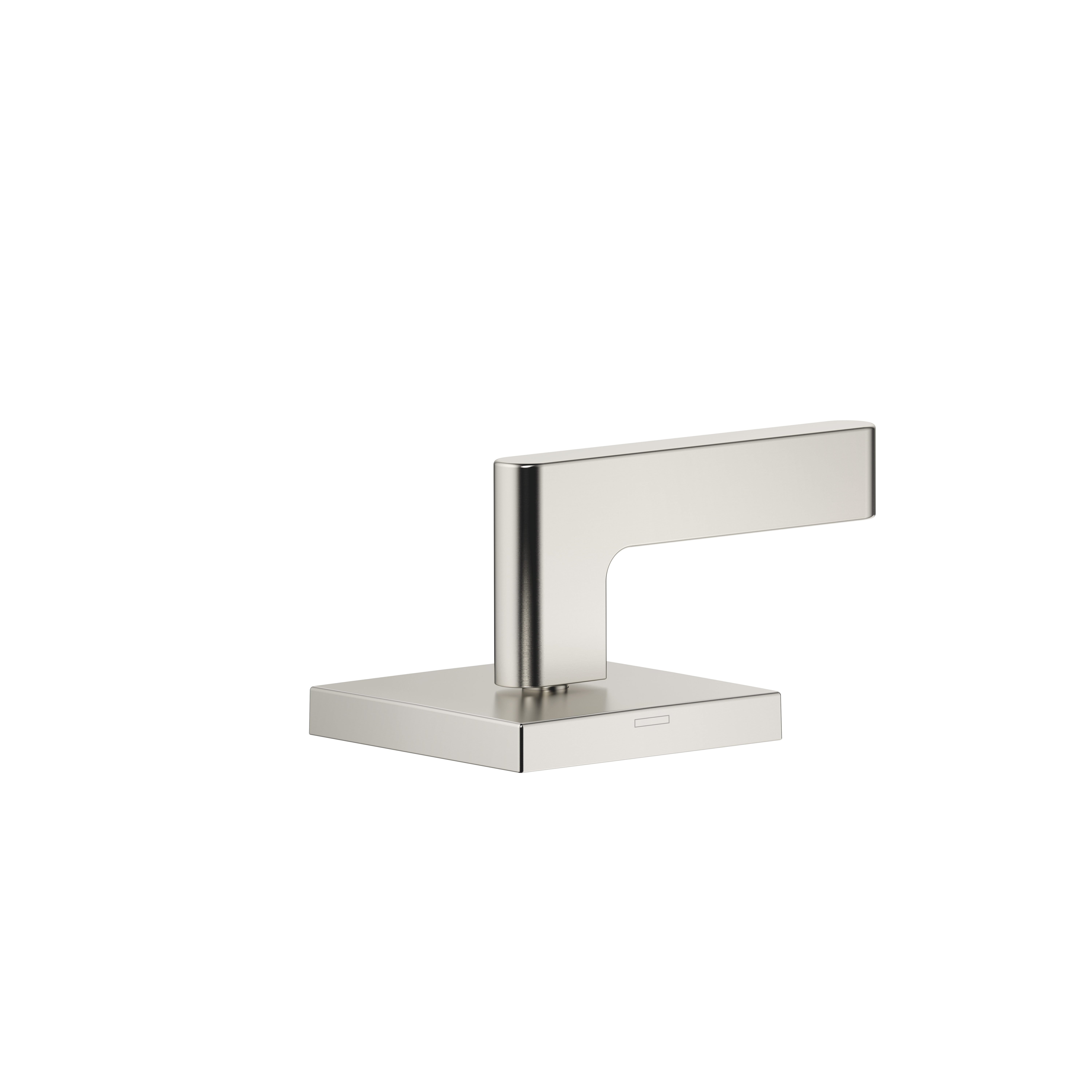 Клапан на палубе, закрывающийся по часовой стрелке, горячий – матовая платина DornBracht CL.1 20000715-06