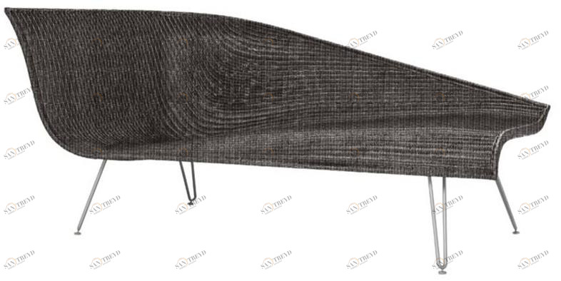 JANUS et Cie Кушетка из ротанга Fibonacci sun-id-1417477