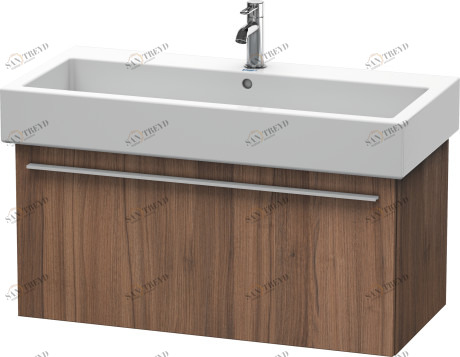 XL604507979 Тумбочка подвесная X-Large #XL6045 750 x 443 мм Орех натуральный, декор Duravit