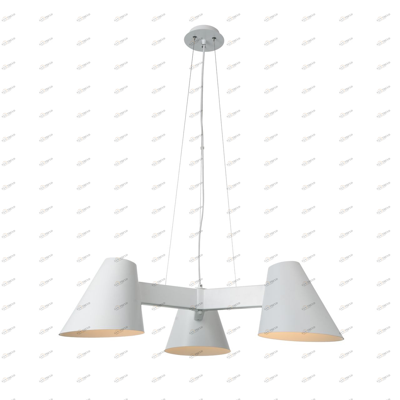 Подвесная люстра Favourite Conus 1853-3P FAVOURITE ДИЗАЙНЕРСКИЕ, CONUS WHITE 057089 Белый 