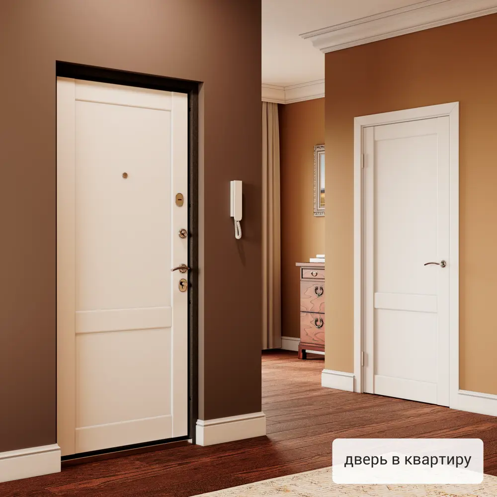 Дверь входная металлическая Ронда860 мм правая цвет танганика TOREX STLM-2038571 - Вид №15