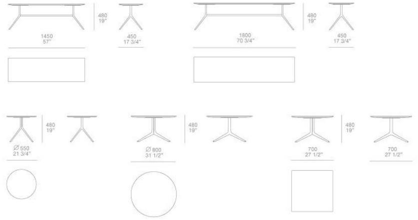 Poliform Низкий круглый мраморный журнальный столик Mondrian sun-id-1424798 - Вид №10