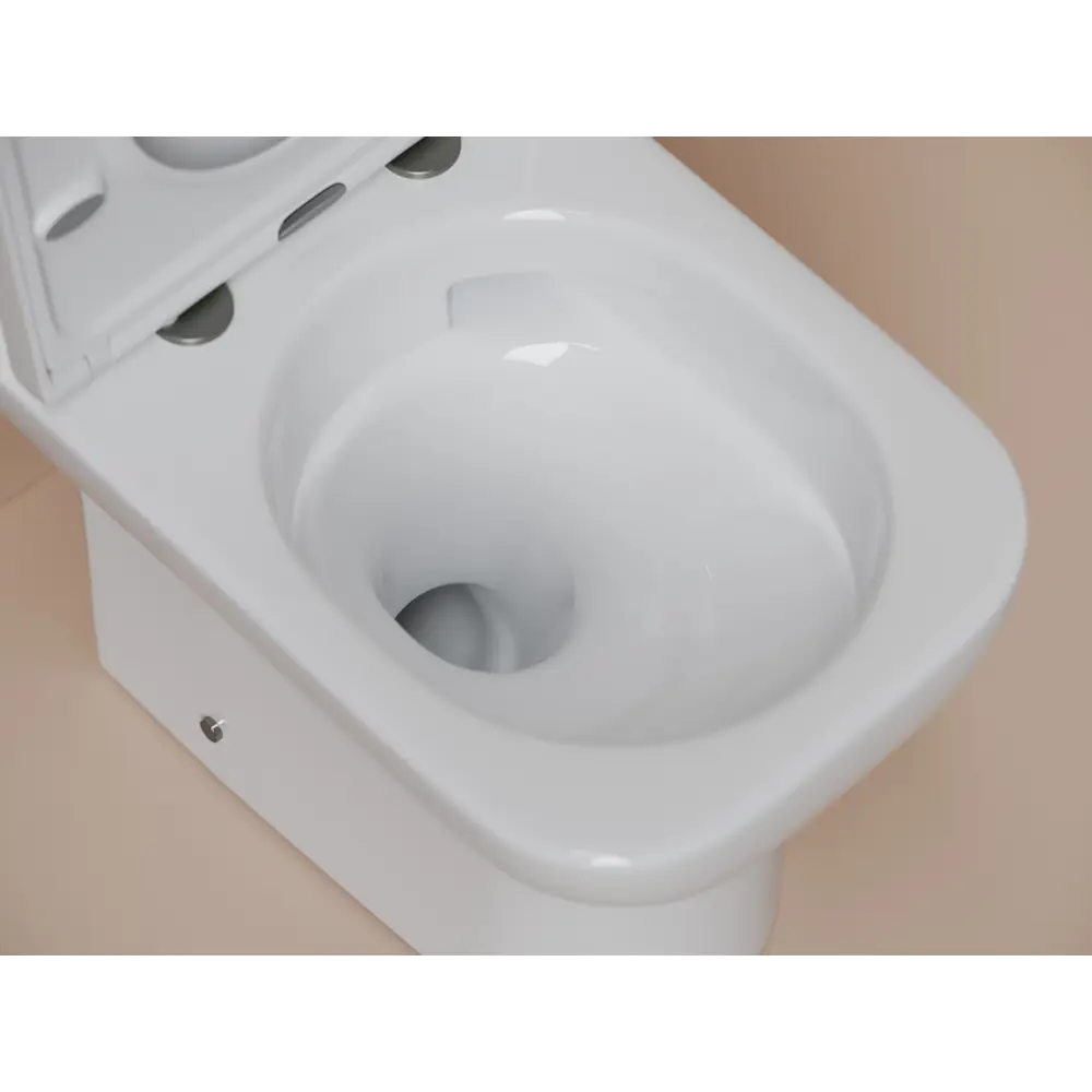 Унитаз-компакт Flo Square безободковый сиденье с микролифтом двойной смыв цвет Santreyd STLM-2064416 - Вид №2