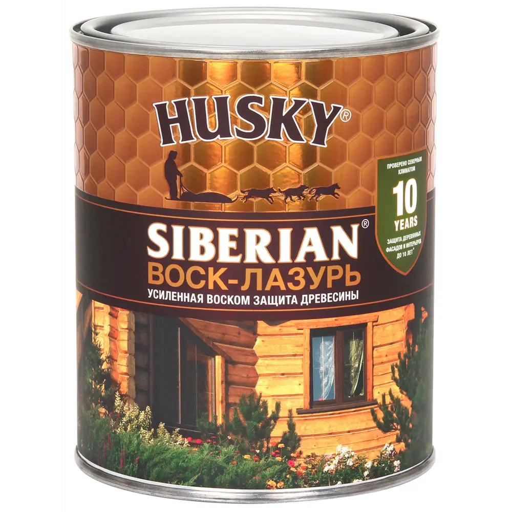 Воск-лазурь Husky Siberian для защиты и декора дерева 86765100 STLM-0071490 - Вид №1