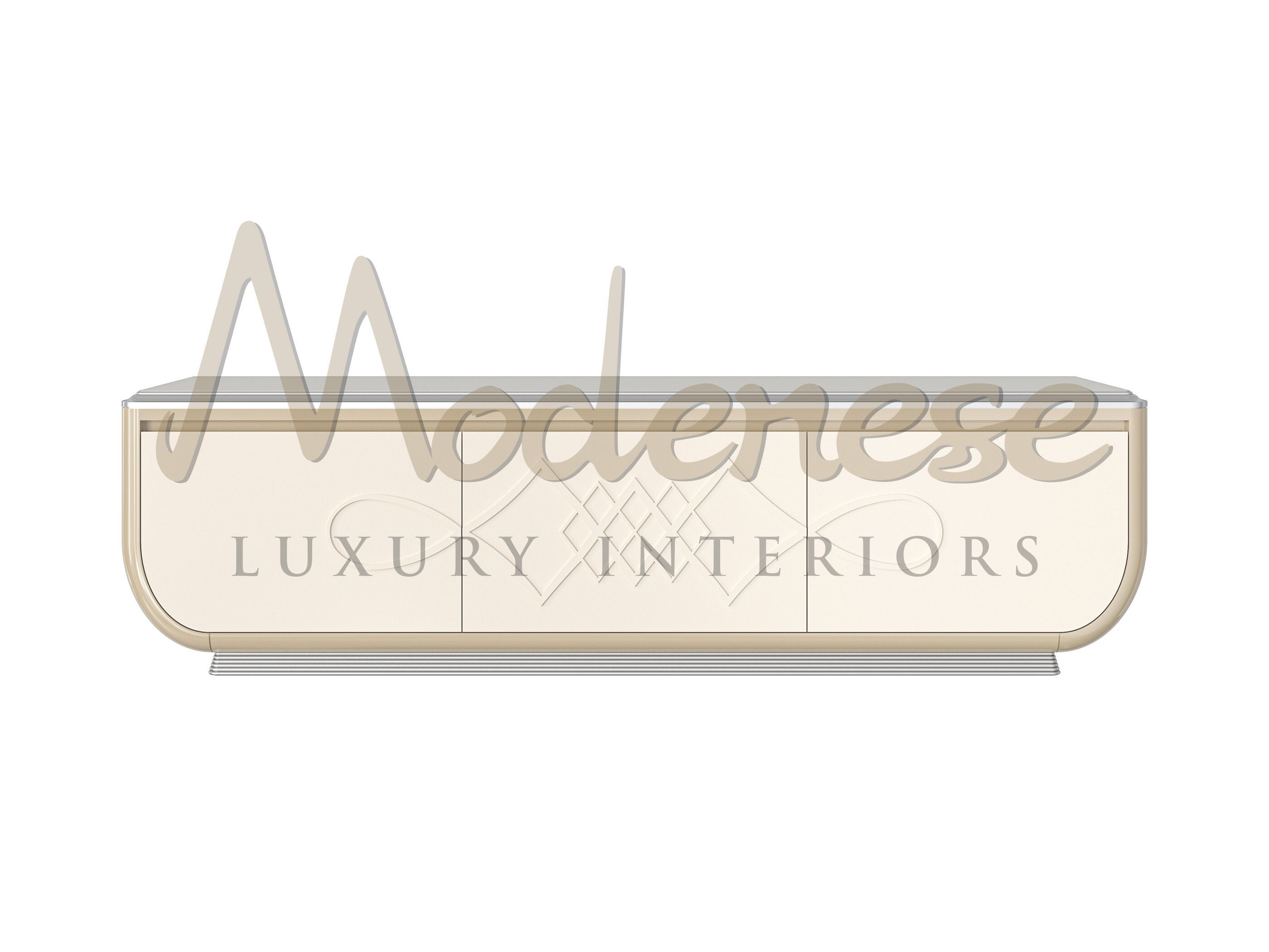 Шкаф для телевизора из бука с распашными дверцами Modenese Luxury Interiors SPECTRA ARCH-00082805 - Вид №1