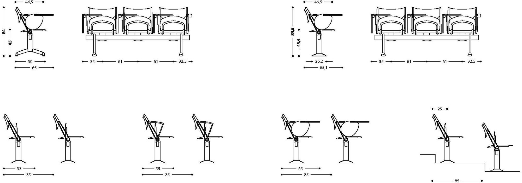 LAMM Сиденье на деревянной балке с откидным сиденьем Conpasso sun-id-1386329 - Вид №7