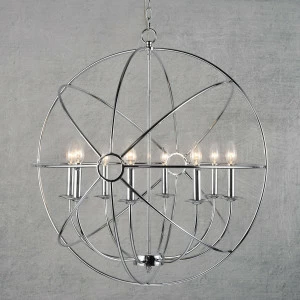 Подвесная люстра Loft IT Castle Chrome Loft1193-8 LOFT IT ДИЗАЙНЕРСКИЕ, CASTLE CHROME, ШАР 118169 Хром