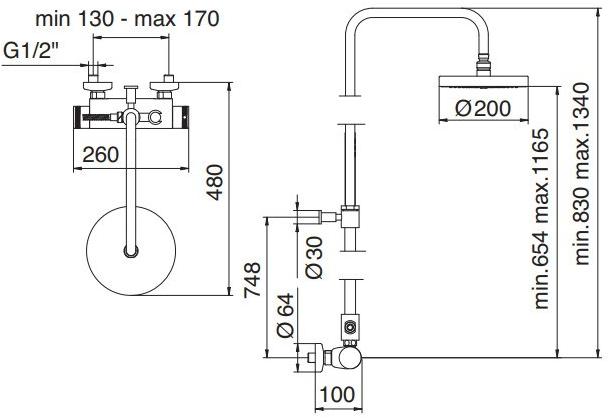 Rubinetterie Treemme X-change  5854vz  - Вид №1