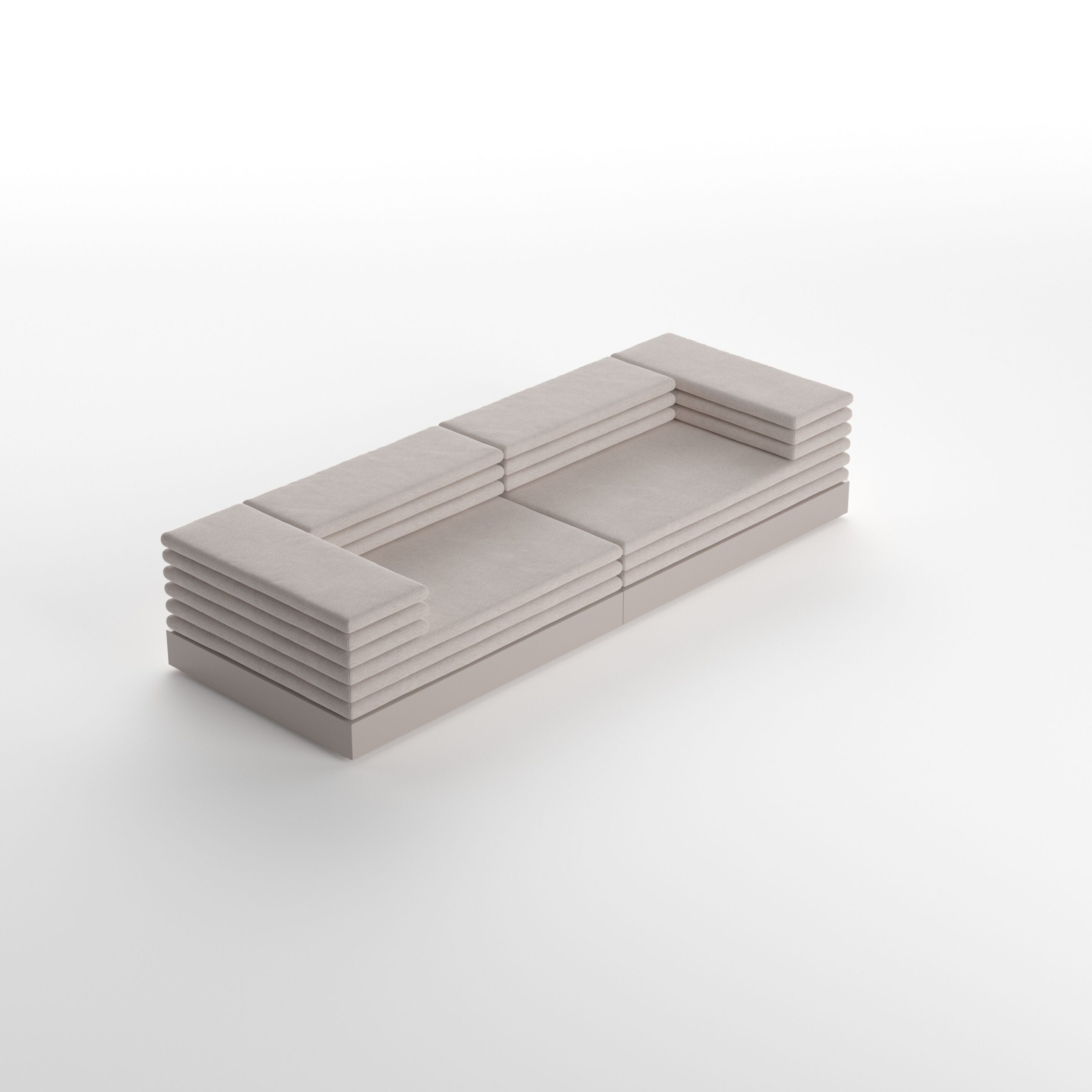 Ткань линейный диван La Cividina Acamante ARCH-00045729 - Вид №4