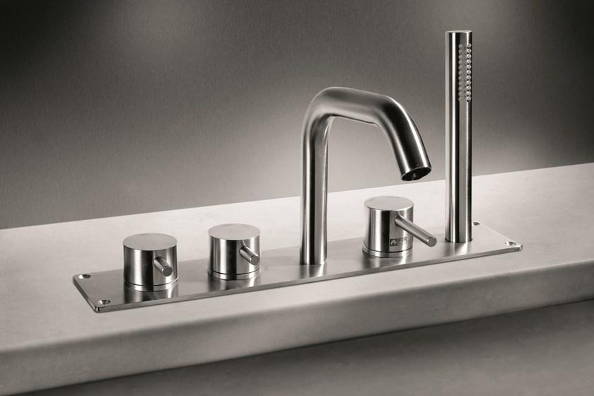 Fir Italia Комплект для ванны с ручным душем с тарелкой Cleosteel 48 4831404 - Вид №2