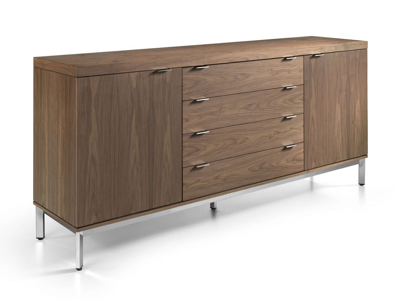 Деревянный шкаф с распашными дверцами и ящиками Hurtado Evolution ARCH-00104983