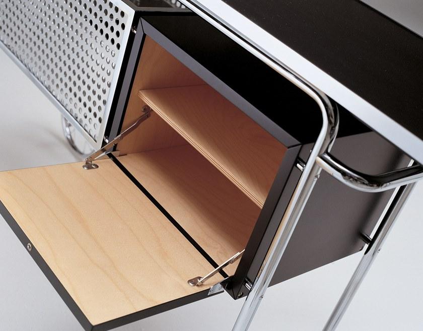 MisuraEmme Барный шкаф из стали и дерева на колесиках Atelier sun-id-1374342 - Вид №7