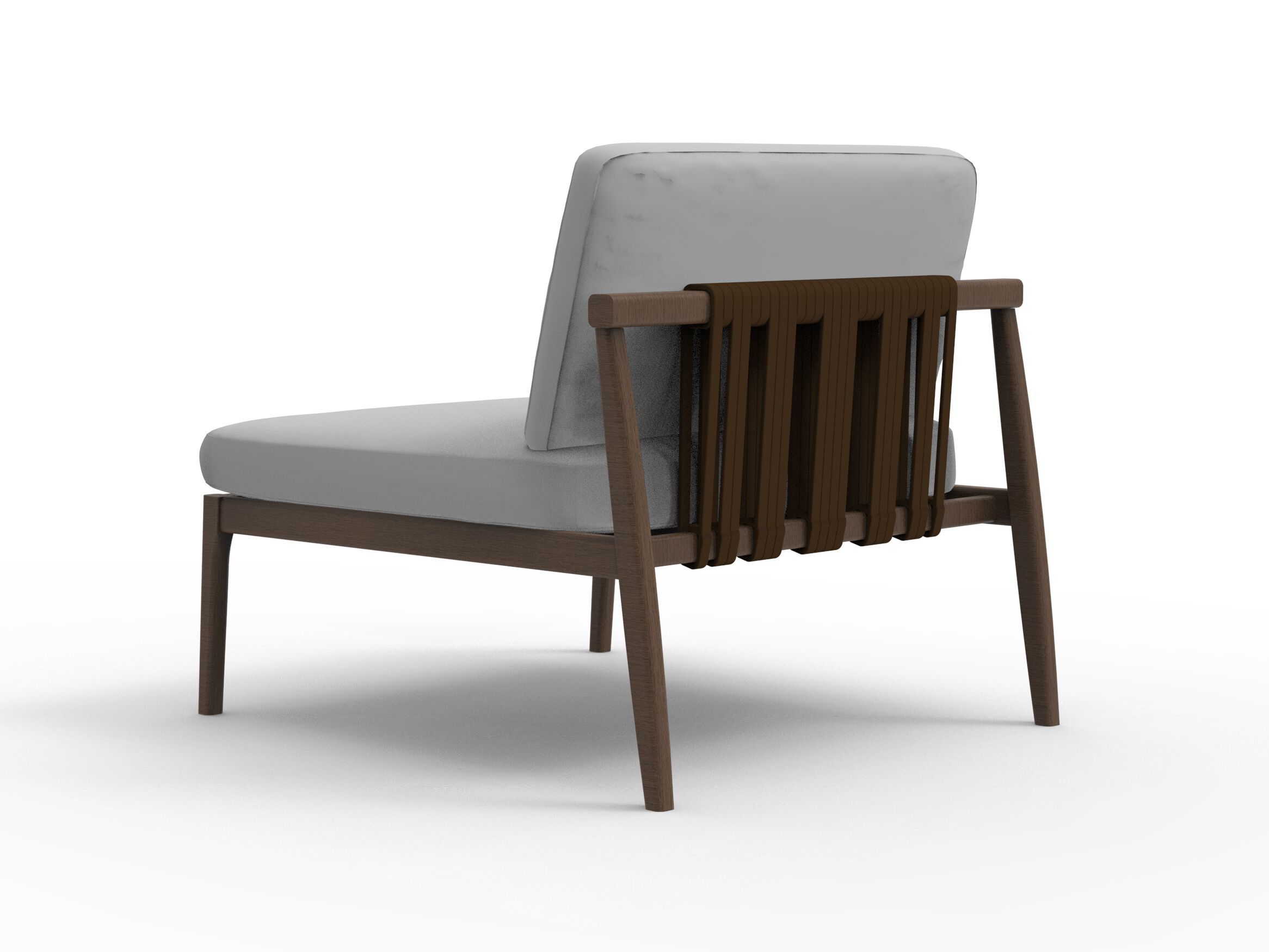 Одиночный модуль для садового дивана в iroko Rever Пантеллерия ARCH-00024056 - Вид №1