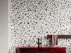 Пол / керамогранит с мраморным эффектом