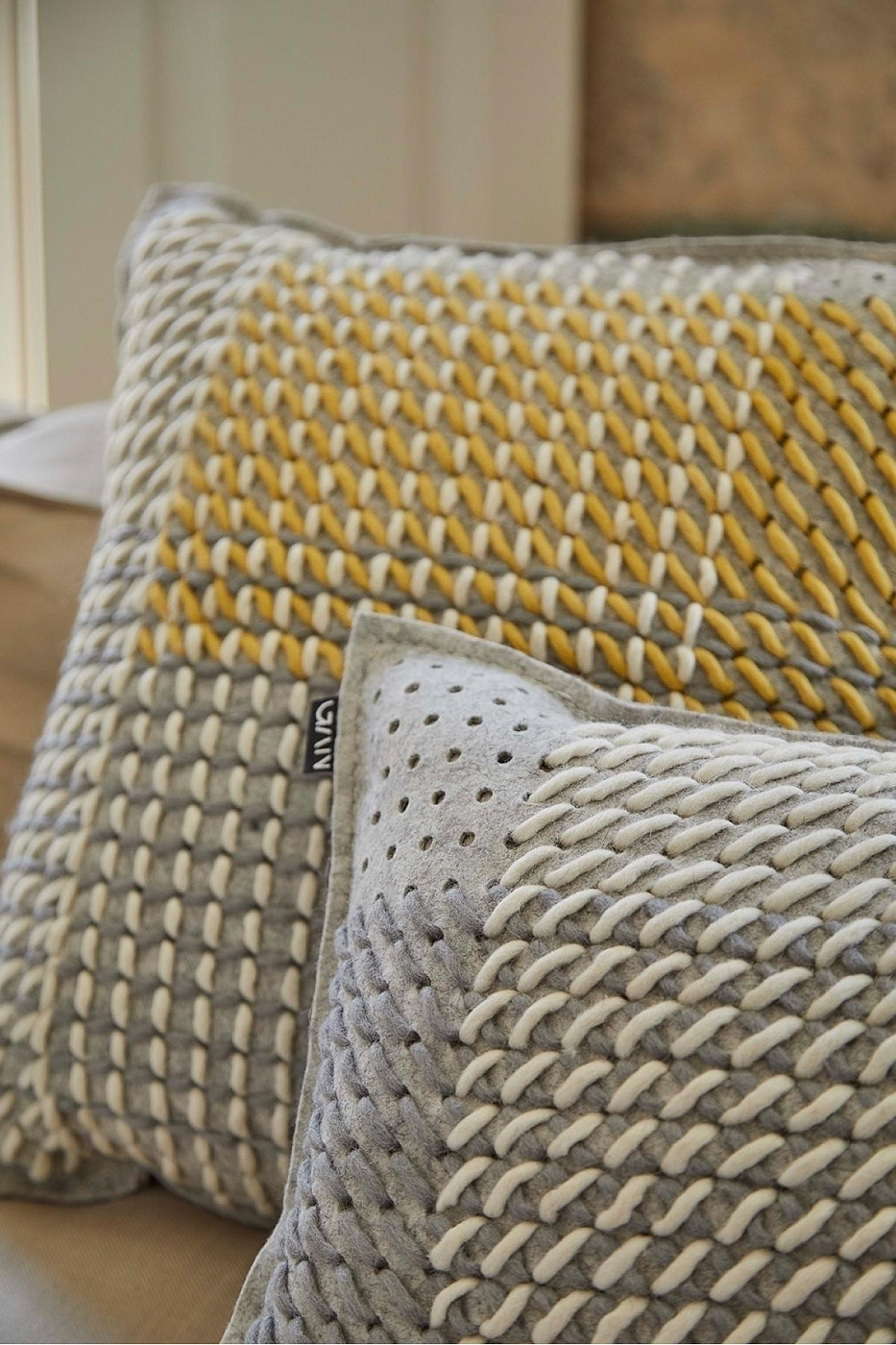 070806 Подушка Grey 50x50 см GAN Canevas Geo - Вид №2