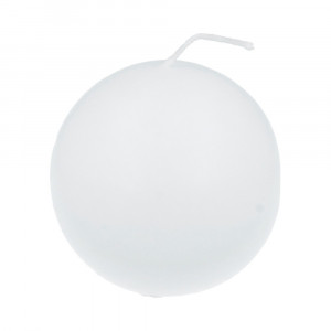 085101 Свеча шар №2 8 200 г Белый Омский Свечной