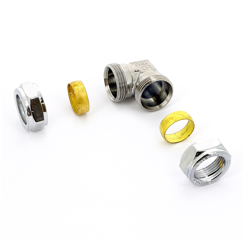 Угол обжим хромированный TIEMME 22 1130185 - Вид №4