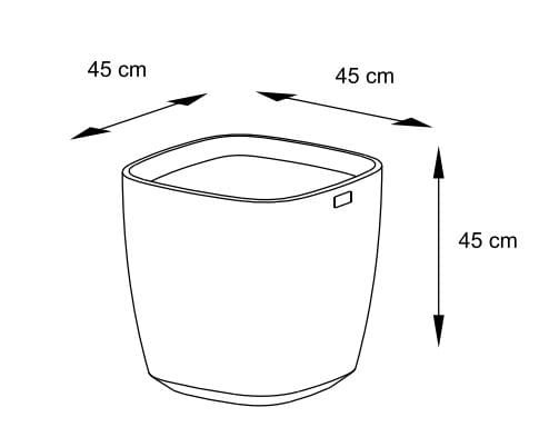 Бетонная квадратная плантатор Kremen ARCH-00077472 - Вид №7