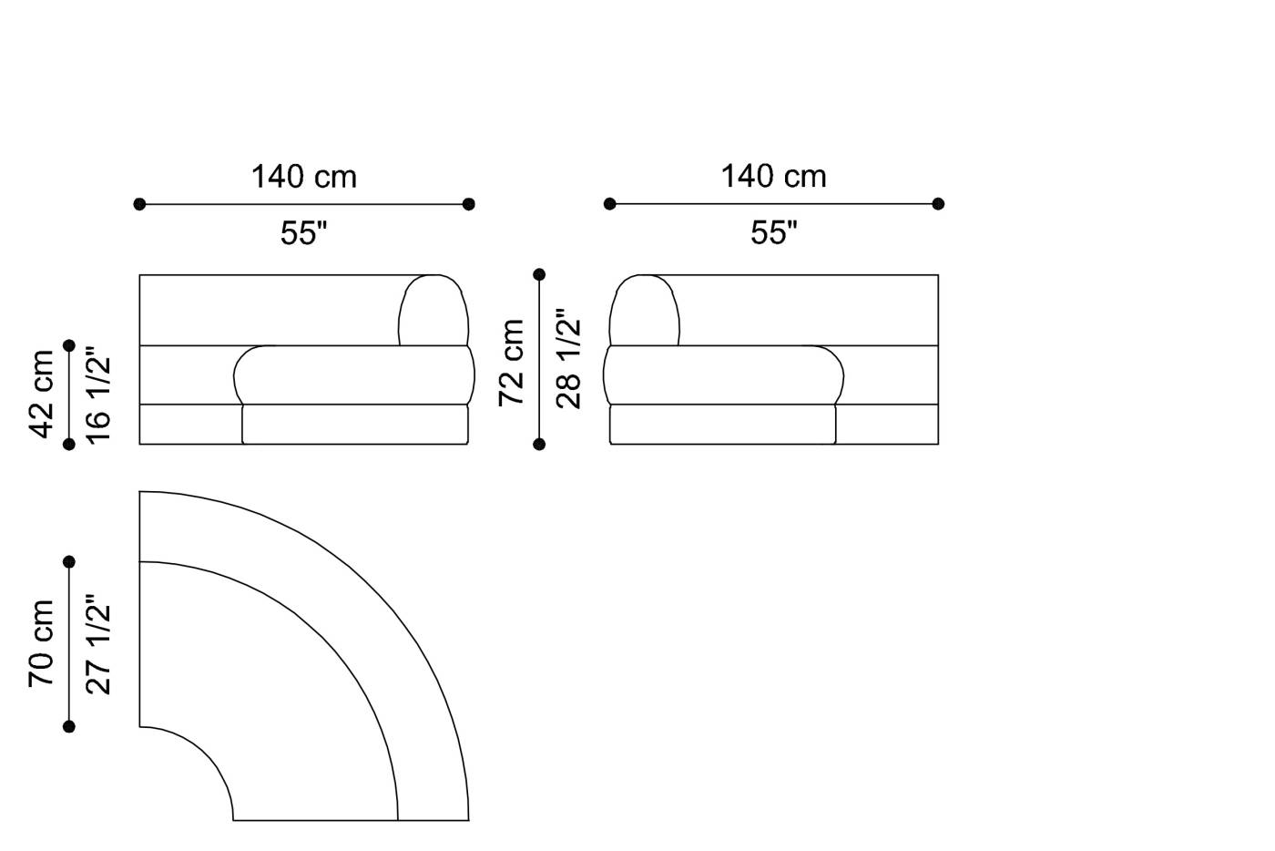 Диван из нубука Gianfranco Ferré Home ALEXANDER 2.0 ARCH-00052063 - Вид №9
