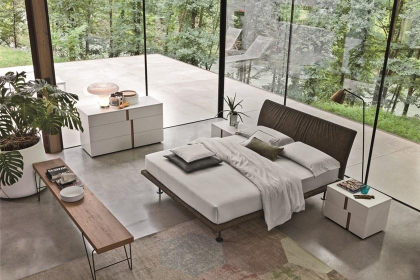 Gruppo Tomasella Тумбочка прикроватная лакированная прямоугольная с ящиками Athena sun-id-1432225 - Вид №6