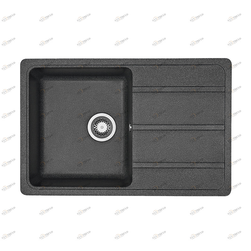 1A712832AD210 Мойка кухонная прямоугольная AQUATON АМАНДА