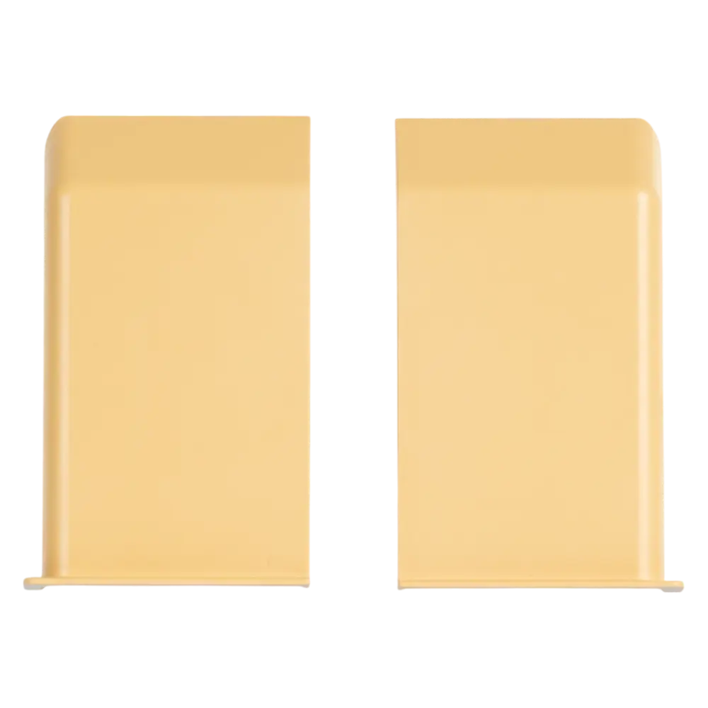 INDAUX Декоративные крышки для навесов бежевые 2 шт 89402285 STLM-1568635